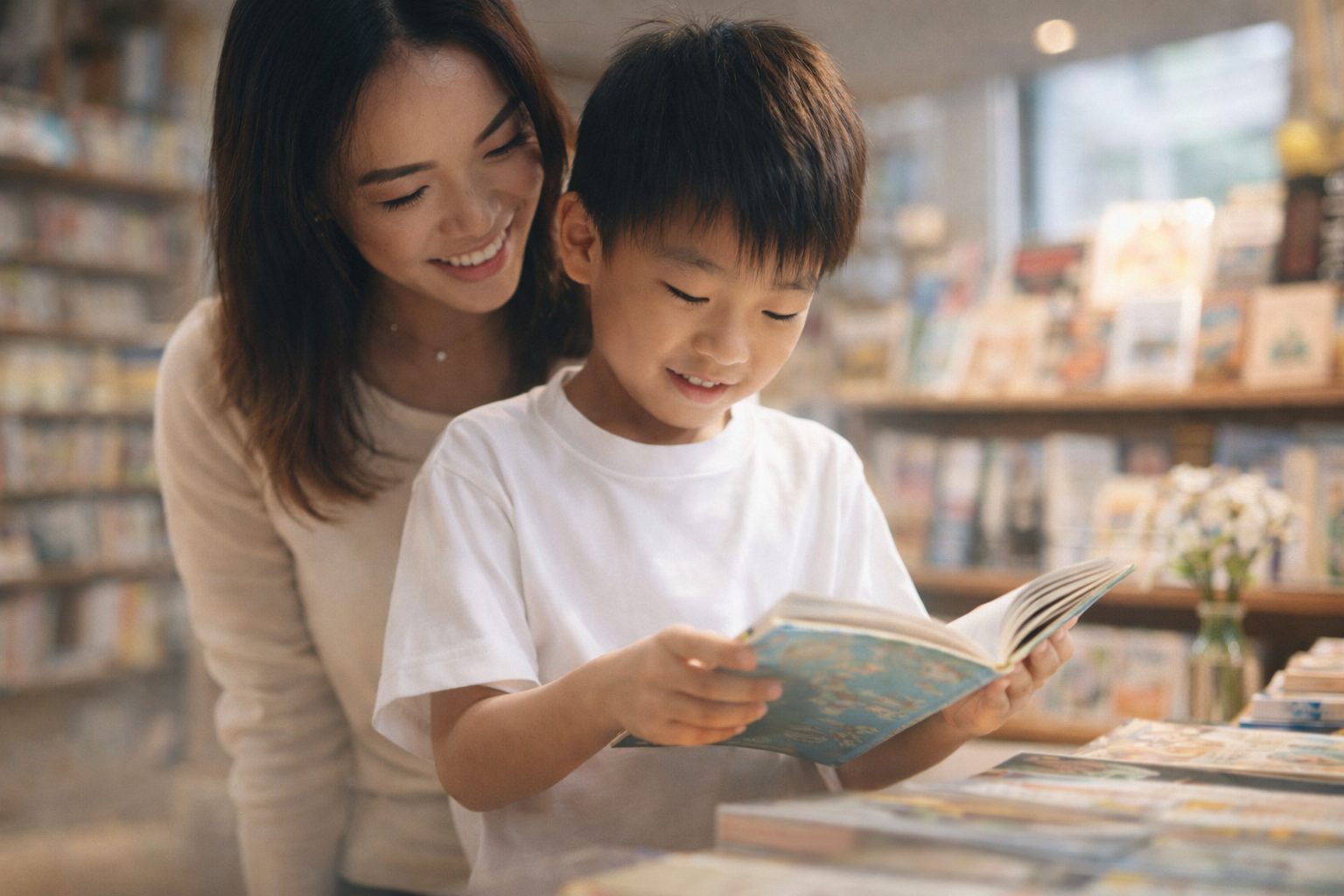 子供の主体性を育むしつけをイメージした親子のやさしい暮らし風景