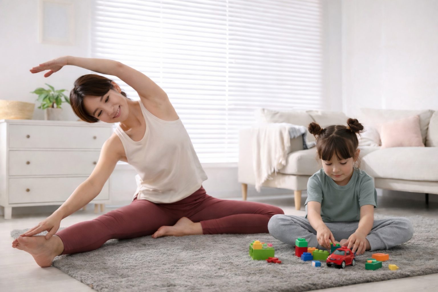 忙しいママでもできる子育て中の運動不足解消法3つをやさしく整理